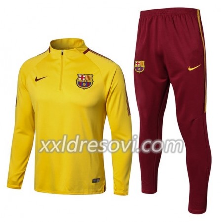 FC Barcelona Komplet Sweatshirts 2017-18 Žuti